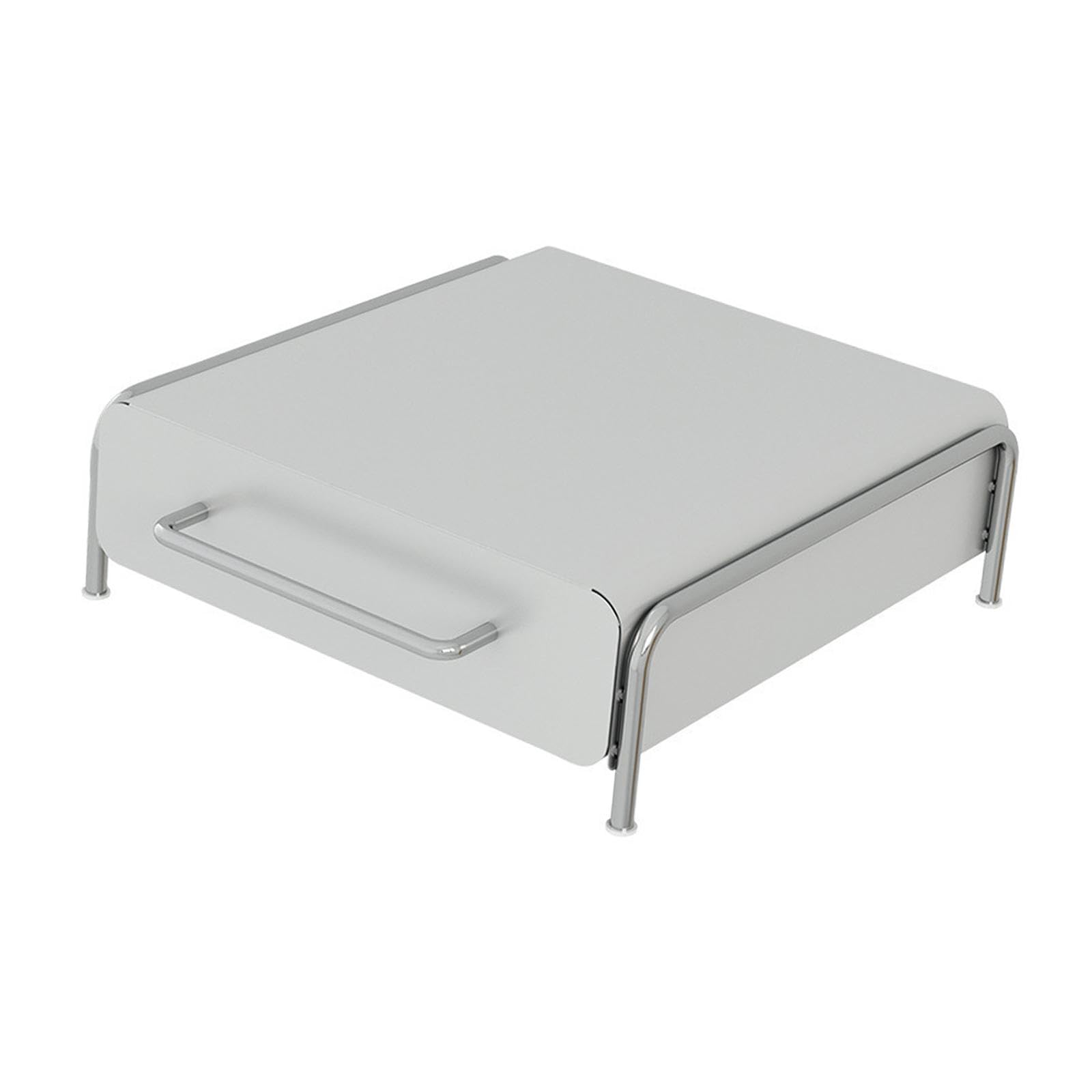 Gralara Organisateur Capsules Café Tiroir de Rangement Capsules Porte-dosettes Support Capsules Panier Capsules Structure Ferme Adapté Hôtel Maison Bureau, Blanc