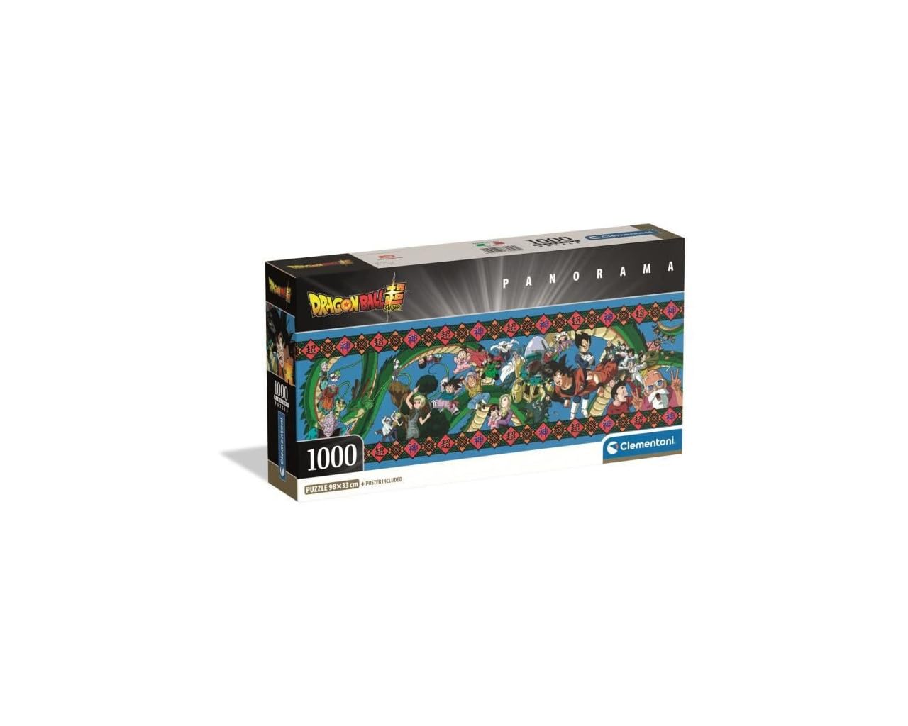 Clementoni, 37058 Jigsaw Puzzle 1000 Pieces for Adults and Teenagers Special Series, Anime Dragonball Theme, Poster Included