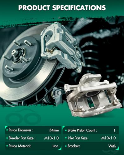 Image of SCITOO 19B3321 Front Right Disc Brake Caliper w /Bracket Fit For Mini For Cooper 2007-2015, Single Piston