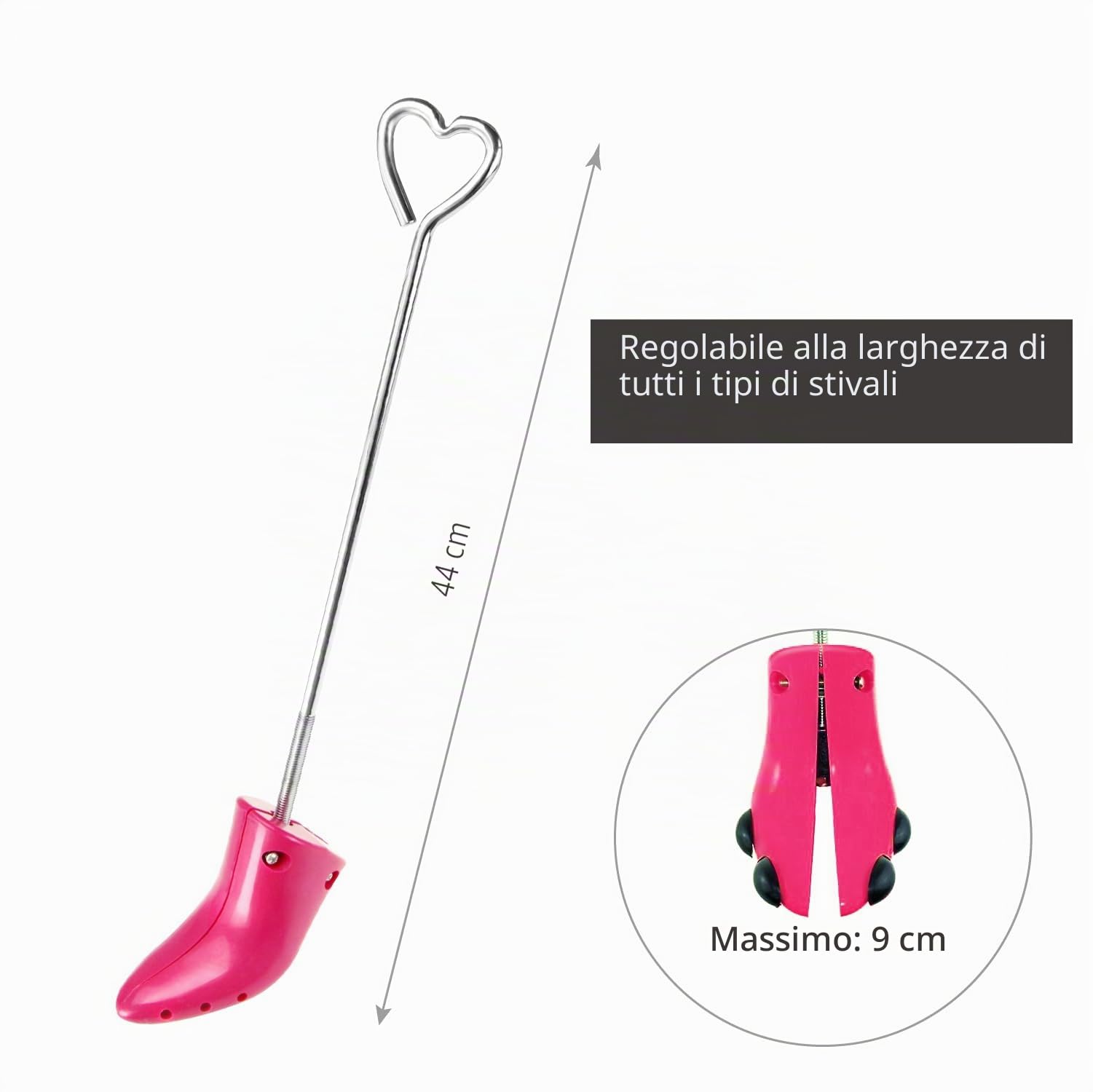1 paio di barelle da barella per donna Shaper per stivali, tendiscarpe,regolabile larghezza delle Scarpe,EU Taglia 34-41