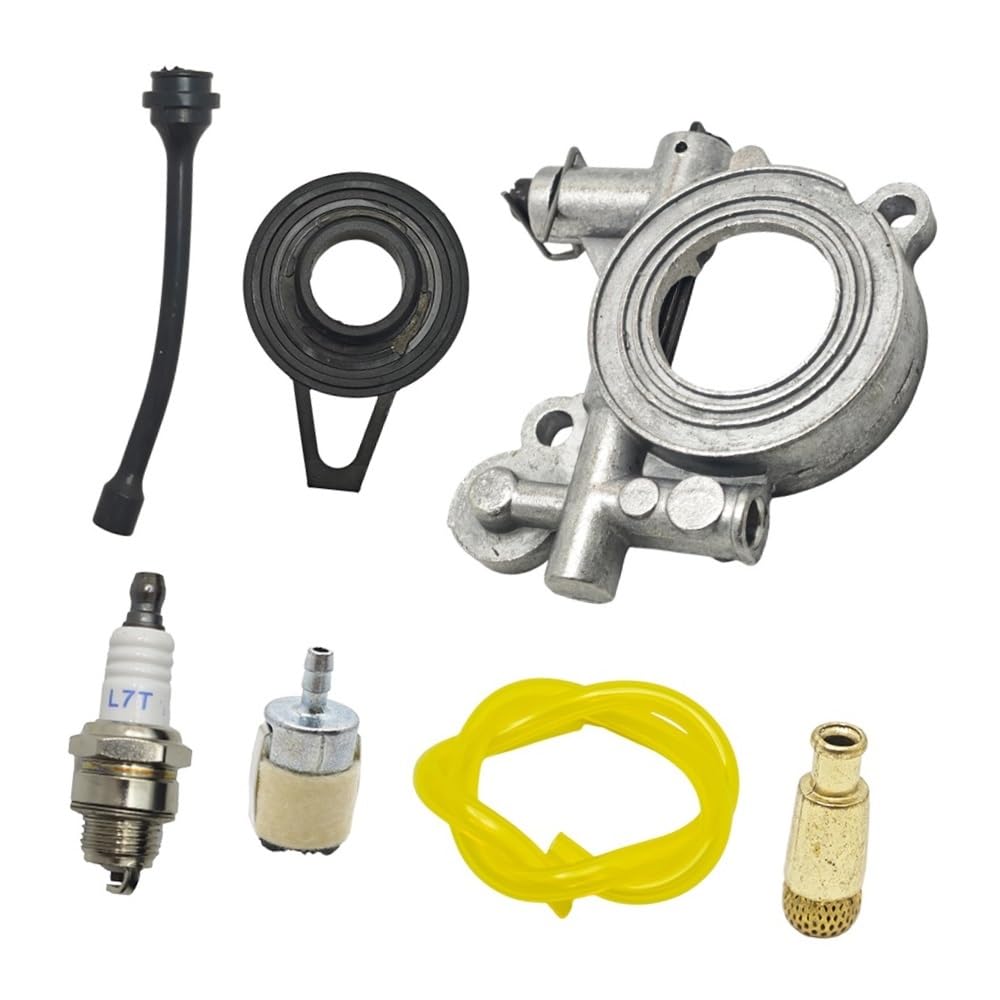 Kit de línea de Aceite y Combustible for Engranajes helicoidales de Aceite, Compatible con motosierras 362, 365, 371, 372, 372XP, 385 y 390 (503521305, 503 42 67-01)