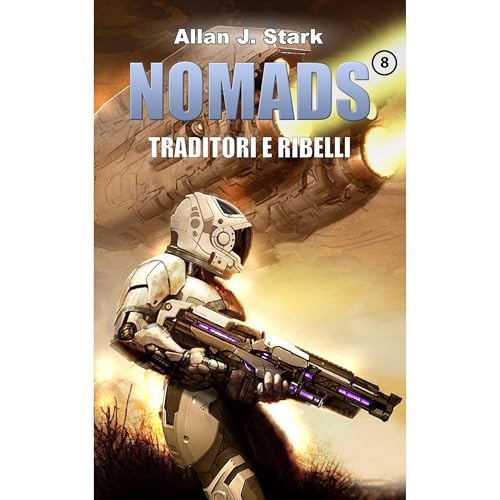 NOMADS Audiolibro Por Allan J. Stark arte de portada