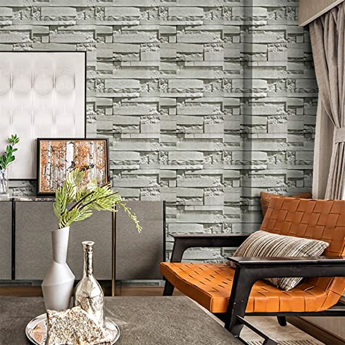 Kamanan 3D-tapete Selbstklebende Tapete Ziegelstein Tapete Steinoptik...