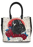 Loungefly Star Wars Darth Vader Tattoo Tote Shoulder Bag, Multi, One Size
