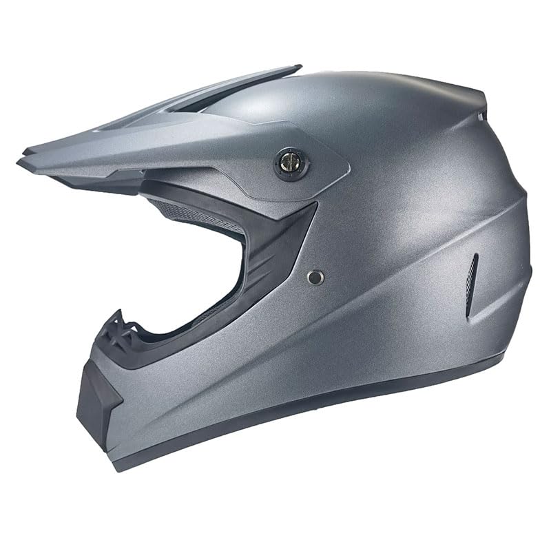 Kinder Crosshelm AHP – Motorradhelm für Kinder und Jugendliche, ABS-Schale, robuster Kinderhelm für Downhill, Quad und Motocross
