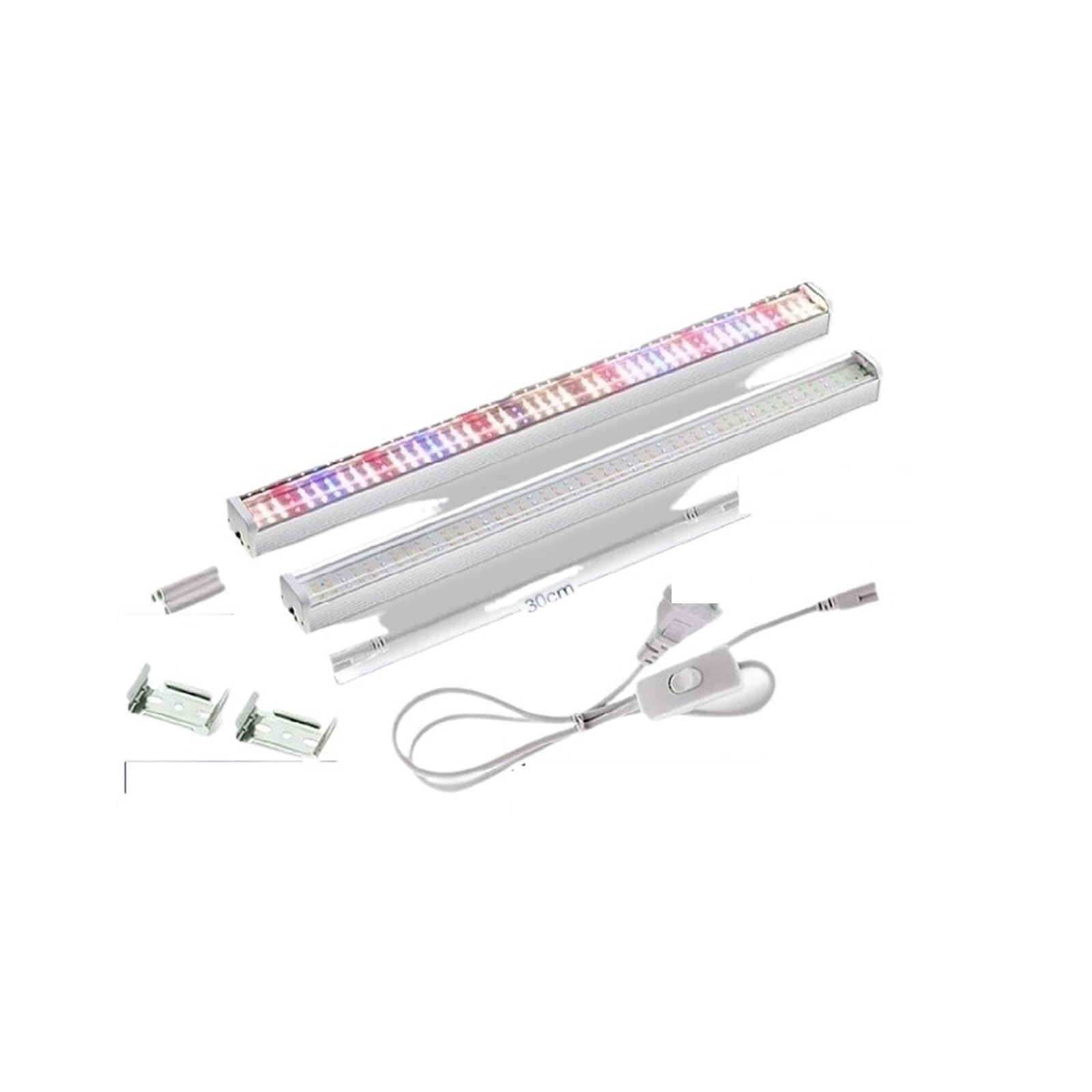 Lámpara de cultivo, Lámpara de crecimiento de plantas T20 fuente de luz de espectro completo LED lámpara de crecimiento vegetal hidropónico de espectro completo suplemento de plantas suculentas(2pcs)