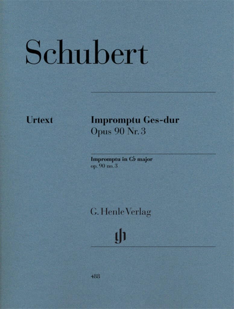 Impromptu Op.90/​3 D899 Solb Maj. - Piano
