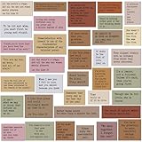 Xuhal 36 Pcs Famous Quotes Magnets Retro Motivational Locker Magnets Vintage Typewriter Style Inspirational Magnetic Refrigerator Famous Words Encouraging for Locker Office Decor