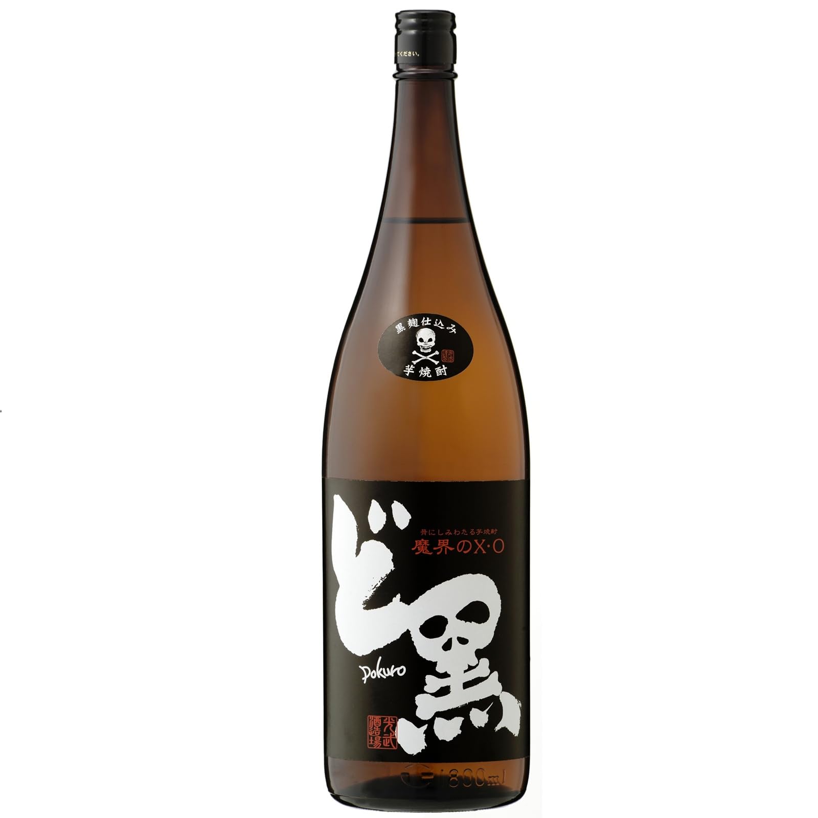 Amazon.co.jp: 黒麹芋焼酎 ど黒 [ 焼酎 25度 佐賀県 1800ml ] : 食品