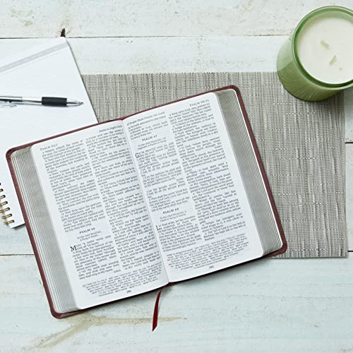Image of NKJV, Deluxe Thinline Reference Bible, Genuine Leather, Brown, Red Letter, Comfort Print: Holy Bible, New King James Version