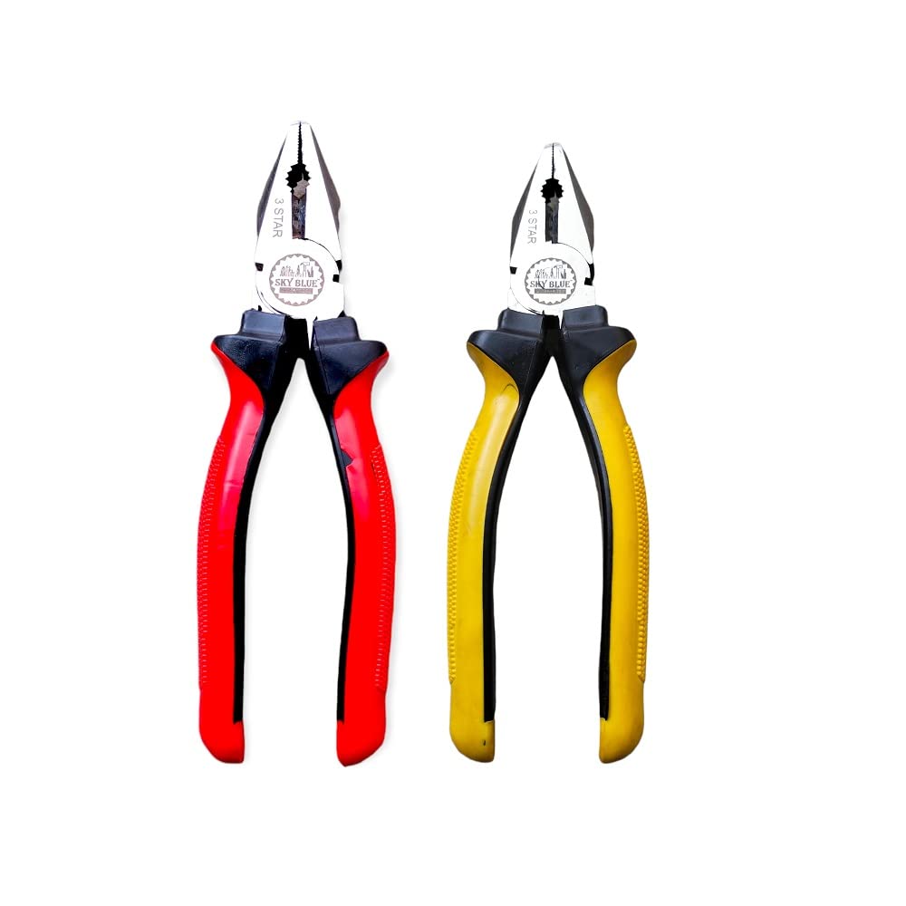 Sky Blue Combination Hand Tool's Multipurpose Professional Home & multi color 8 Office Used Tool's Kit (2 Piece) ATC534
