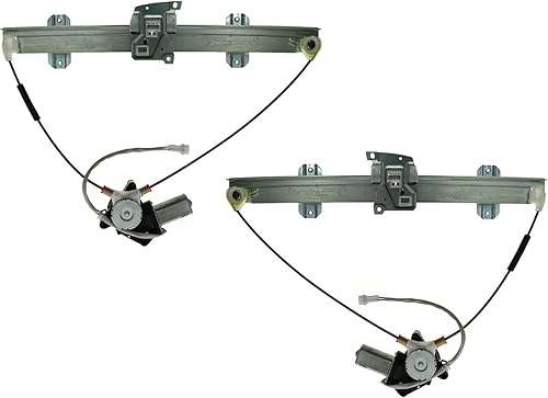 Miniatura 161 de TRQ Juego de regulador de ventana eléctrica delantera y motor compatible con Ford Ranger 1993-2011 1994-2009 Mazda B2300 1998-2001 B2500 1994-2007