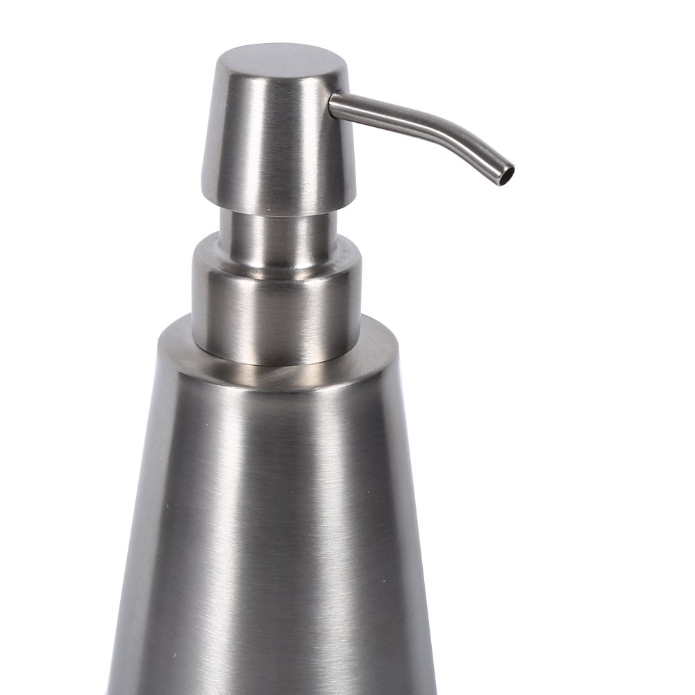 EMUKOEP Dispenser di Sapone di Grandi Dimensioni Doccia 1pc 800ml Dispenser di Sapone per Pompa in Acciaio Inossidabile di Grande capacità Accessorio per Il Bagno da Appoggio