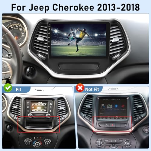Radio Android para Jeep Cherokee 2013-2018 con pantalla 10 pulg miniatura 2