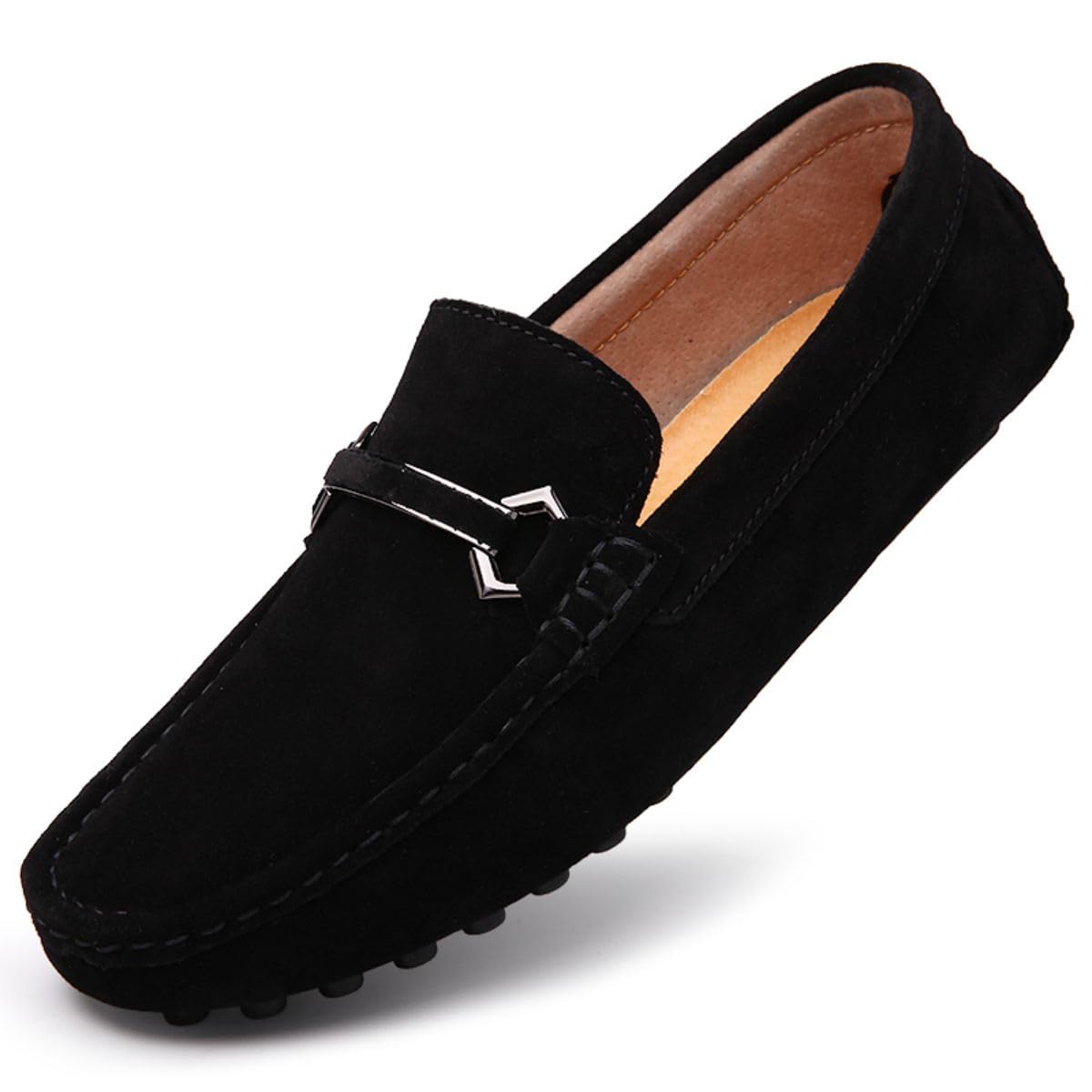 Herren Klassisch Mokassin Fahrende Schuhe Flache Hausschuhe Penny Loafers Weich Komfort Boot Schuhe