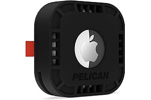 Pelican Rugged 3M Adhesive Apple AirTag Holder for Travel Luggage Bike Car Remote Locator
