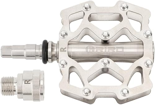 Miniatura 5 de 1 par MTB aleación de titanio pedal ultraligero montaña bicicleta pedal titanio carretera barril eje eliminación rápida rodamiento pedal