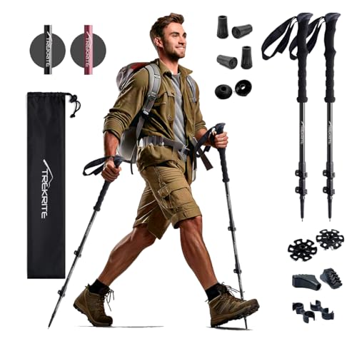 Trekrite Telescopic Walking Poles, 2 Pack