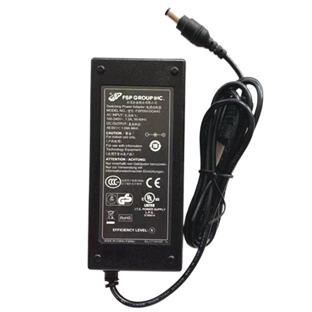 Alimentador FSP 48V 1.04A para cargador de grabador NVR con cable UK