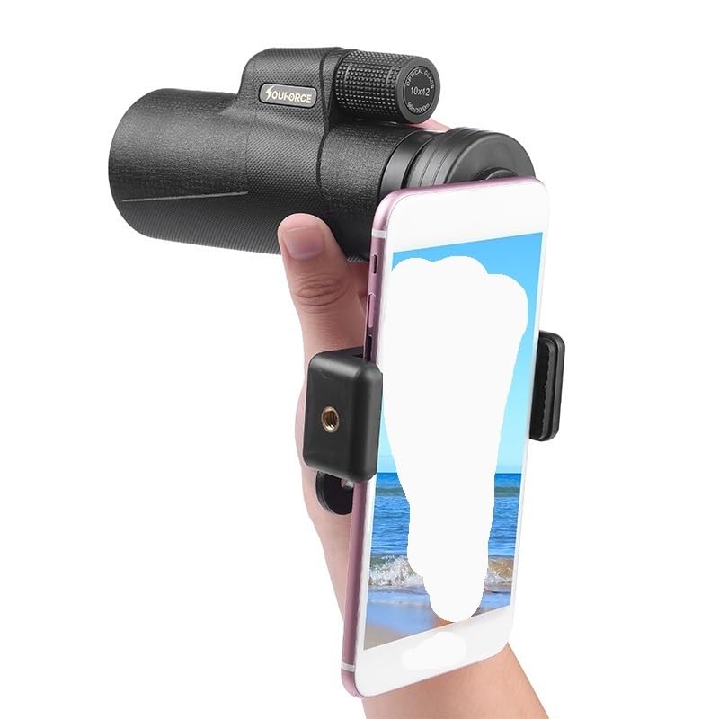 Accesorios para telescopios: clip de conexión ajustable y soporte trípode 5