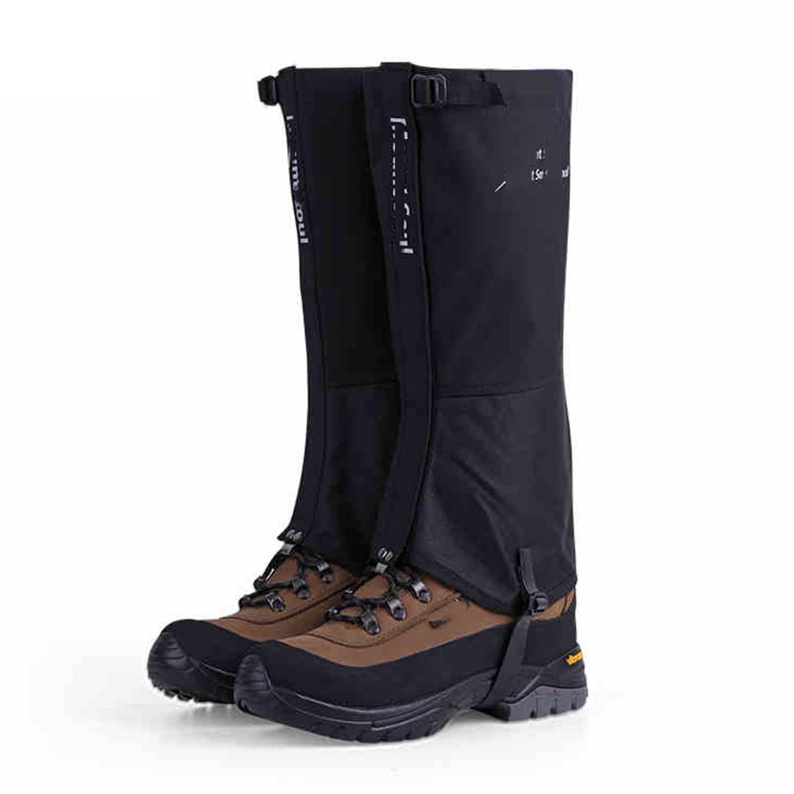 Polainas For Piernas, Senderismo Al Aire Libre, Caminata, Escalada, Caza, Polainas, Polainas Ajustables For Senderismo, Caza, Escalada En Barro O Raquetas De Nieve(Black,XL)