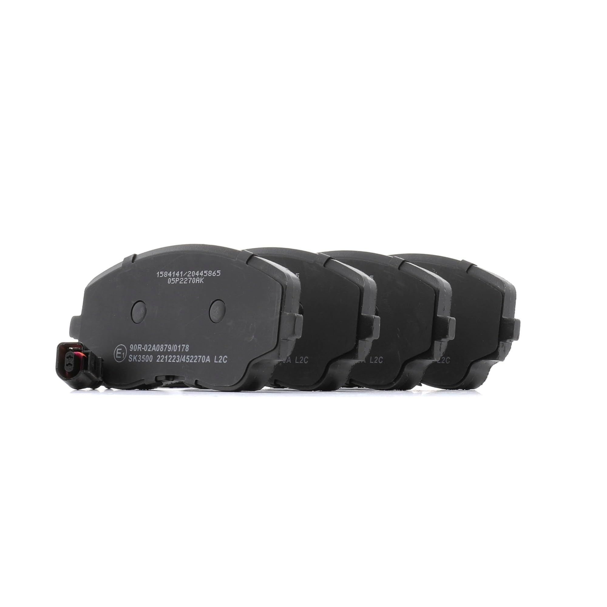 RIDEX 402B2057 Juego de pastillas de freno Delantero con accesorios con tornillos pinza freno Compatible con CUPRA Formentor SUV