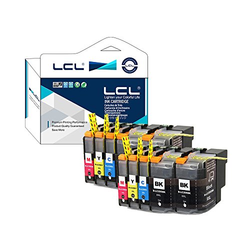 LCL Compatible Ink Cartridge Replacement for Brother LC20E LC20EBK LC20EC LC20EM LC20EY XXL MFC-J985DW MFC-J5920DW MFC-J775DW (10-Pack 4Black 2Cyan 2Magenta 2Yellow)