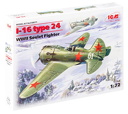 ICM 1/72 ソ連 ポリカルポフ I-16 タイプ24 プラモデル 72071