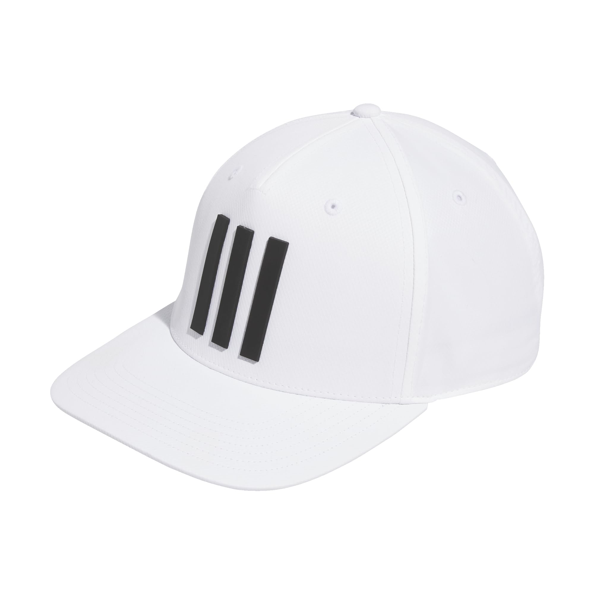 adidas Golf Mens Golf Tour Three Stripes Cap - White - One Size