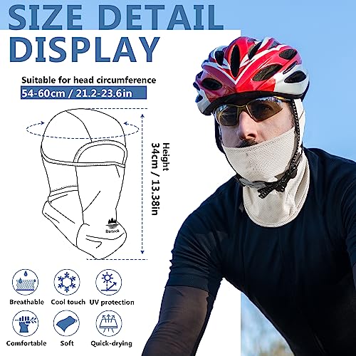 Image of Balaclava Ski Mask, Sun UV Protection Breathable Full Head Face Mask for Men Women Skiing Cycling