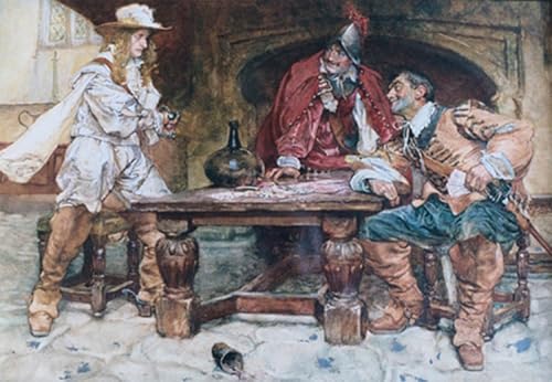 Peinture sur toile pour mur blanc de chambre : l'art nordique Edgar Bundy en grand format 60x90