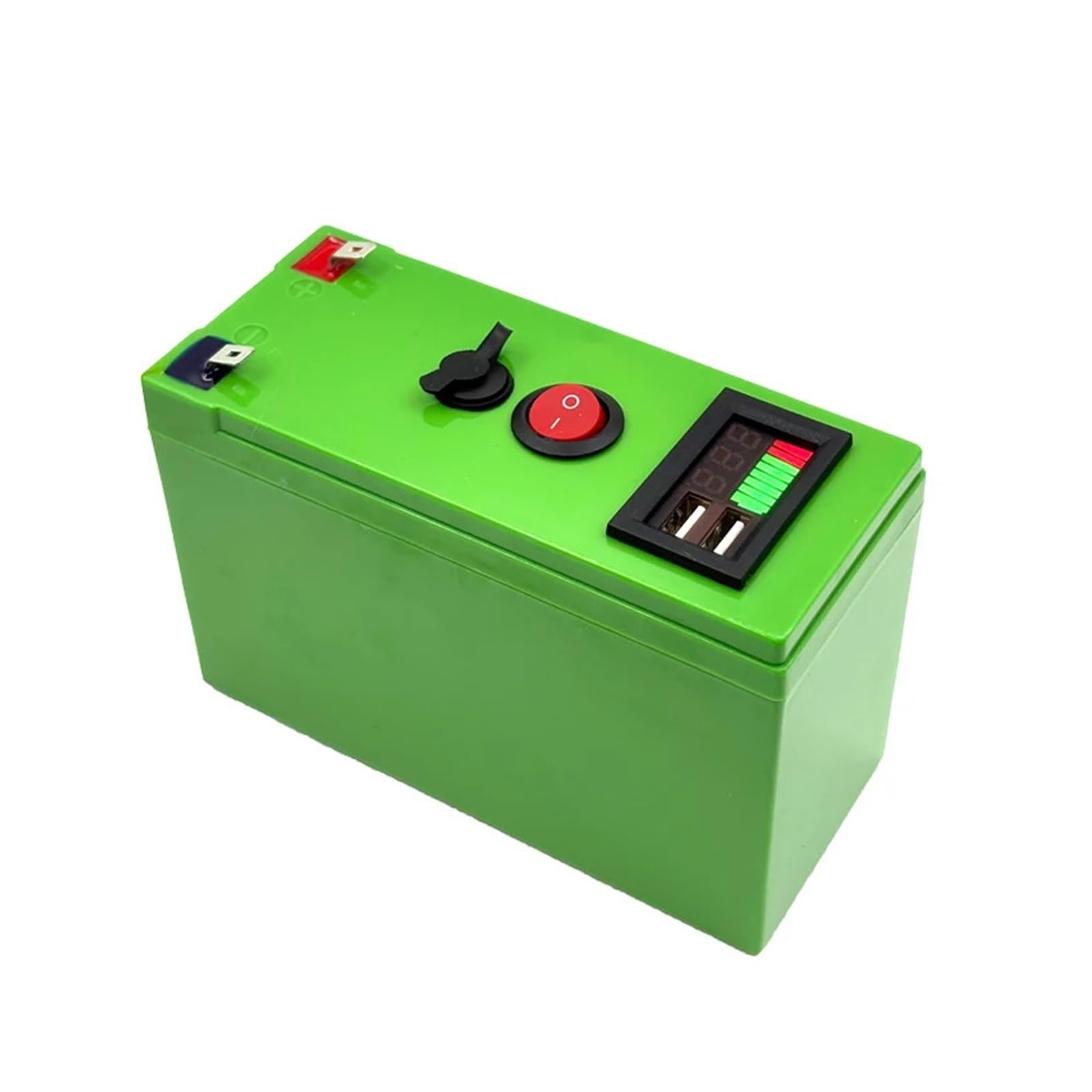 Batería De Litio LiFePO4 12V 150Ah Batería Portátil Recargable | Batería Puerto de visualización de alimentación incorporado Carga(50000mAh)