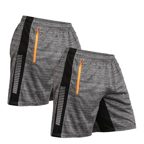 Image of NEVER LOSE Mens Running Athletic Shorts 5 inch Inseam Quick Dry Workout Shorts Men Lightweight Gym Shorts with Pockets