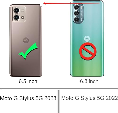 Miniatura 10 de Osophter Funda para Moto G Stylus 5G 2023, Motorola G Stylus 5G 2023 para mujeres y niñas, diseño floral con protector de pantalla, absorción de