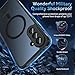 Fin2feel for Samsung Galaxy A36 5G Case Magnetic, Galaxy A36 Phone Case with Screen Protector [Compatible with MagSafe], Matte Back Slim Shockproof Protective Case for Samsung Galaxy A36, Black