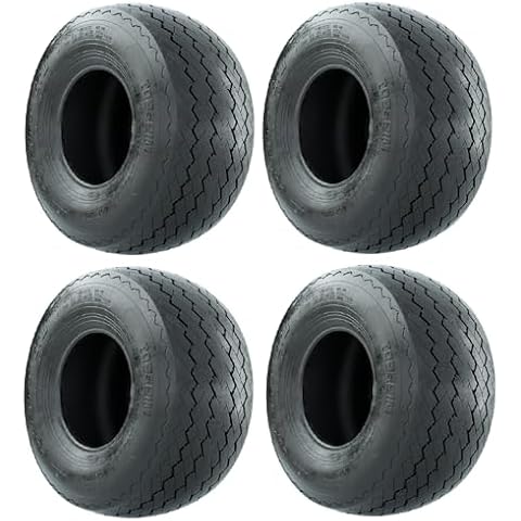GTW Topspin Sawtooth 18x8.5-8 Golf Cart Tire for Golf Course or Basic Street Use - Set of 4 Cover