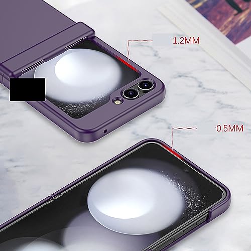 Tampa do caso do telefone celular Compatível com capa para Samsung Galaxy Z Flip 5 com proteção de d