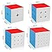 Coogam Moyu Cube Bundle 2x2 3x3 4x4 5x5 Speed Cube Set Meilong Pack Stickerless Brain Teaser Puzzle Toy for Kids Adults Challenge