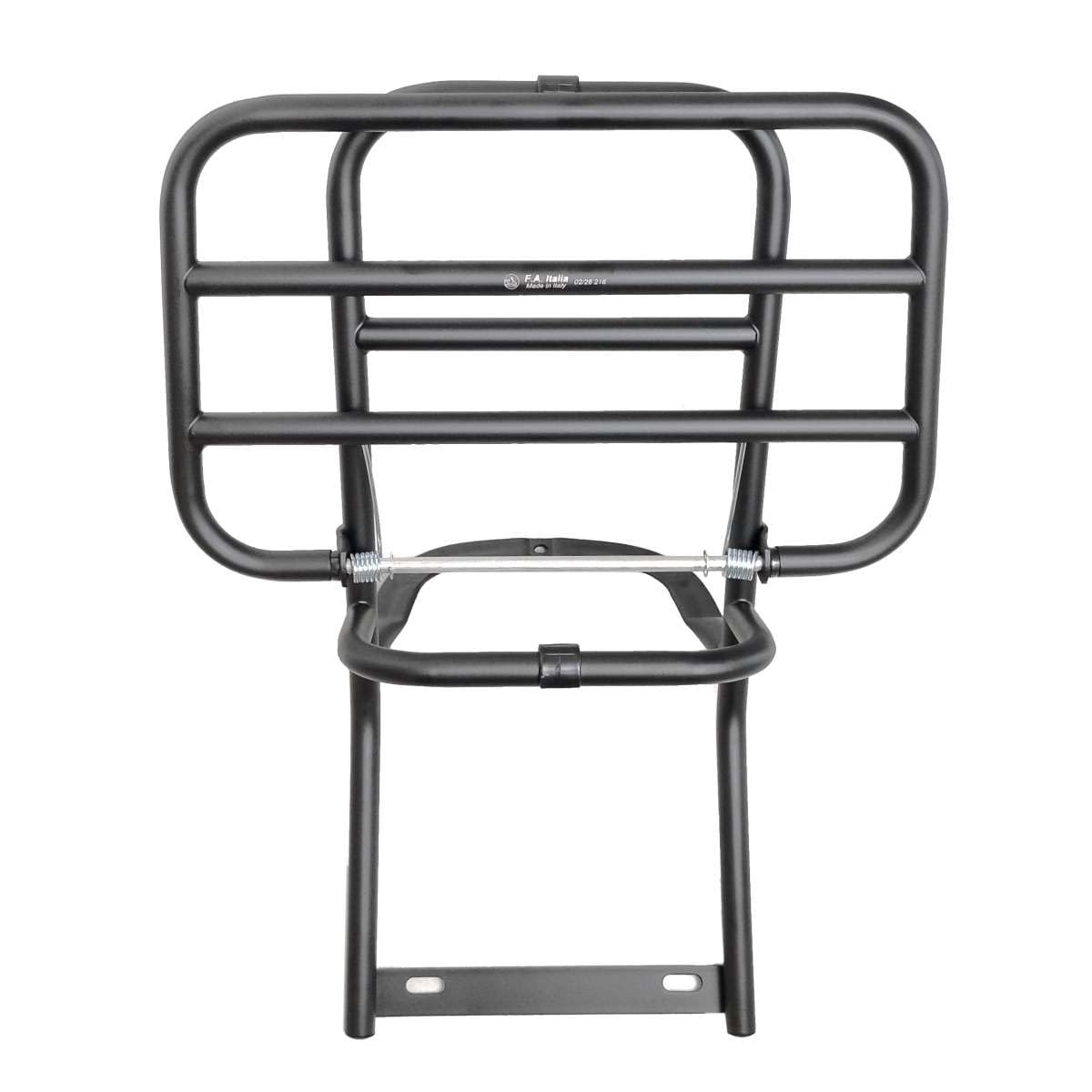 Portapacchi Posteriore Nero Compatibile con Vespa PX 125 150 200 LML Arcobaleno a Ribaltina