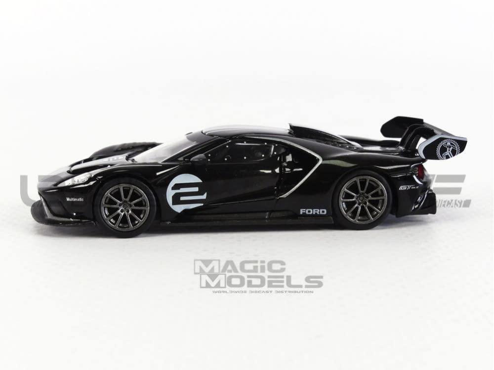 Amazon | MINI GT 1/64 フォード GT Mk II #006 シャドウブラック 左