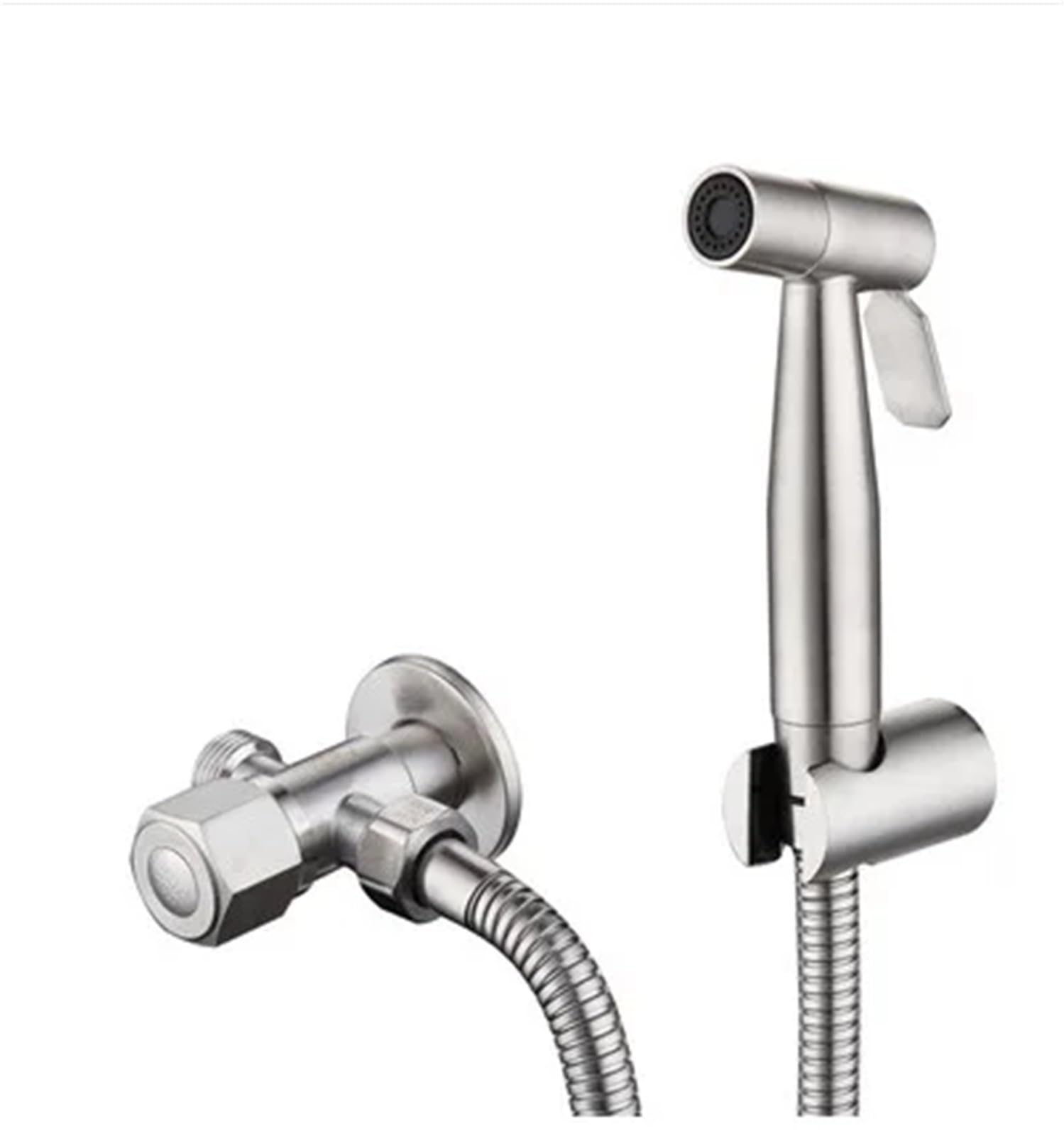 ZYCHSJXA Handheld Bidet Sprayer Shower Toilet 304 Stainless Steel for Bathroom Hygienic Faucet(Burgundy)