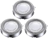 Mudder 3 Testine Ricambio per Rasoio SH30/ 50/52 per Rasoio Elettrico Lavabili, Compatibili con Serie 1000, 2000, 3000, 5000 e Modello At8xx/ At7xx/ Pt8xx/ Pt7xx, Stile con Lama Punta, Non Originali