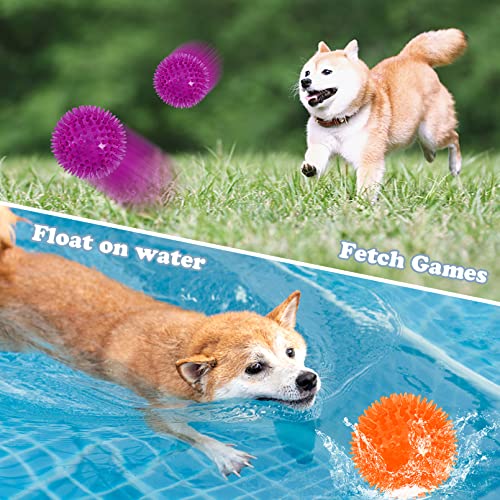 12Pack Squeaky Dog Toys,2.5″ Spiky Dog Ball,Dog Spiky Ball Cleans Teeth Pet Toys,Squeaky Dog Balls for Aggressive Chewers,TPR Rubber Puppy Toys,Bright Color Dog Chew Toys for Small Medium & Large Dogs 12Pack Squeaky Dog Toys,2.5″ Spiky Dog Ball,Dog Spiky Ball Cleans Teeth Pet Toys,Squeaky Dog Balls for Aggressive Chewers,TPR Rubber Puppy Toys,Bright Color Dog Chew Toys for Small Medium & Large Dogs