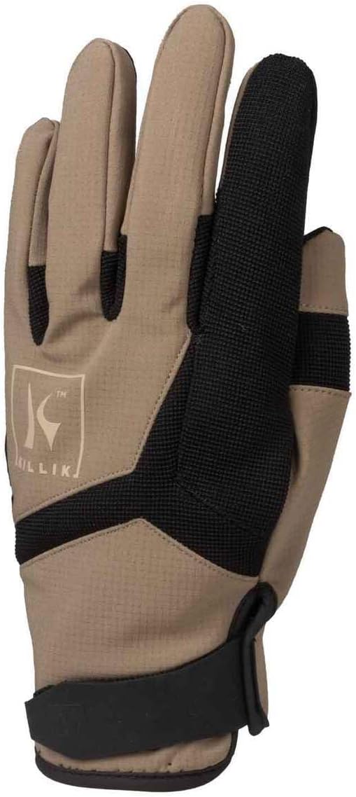 Killik Men’s Precision Shooters Glove, Hunting Gloves for Men with Adjustable Wrist Strap – Size M–XL, Dusty Olive, 1‑Pair