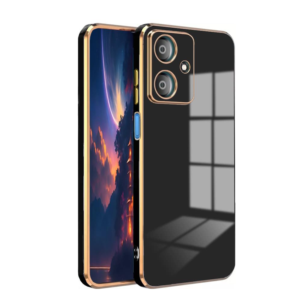 V-TAN Electroplated Chrome 6D with Camera Protection| Slim Shockproof | Soft TPU | Back Cover Compatible with Motorola g54 5G (Black) (B0DBDX73Y9) Amazon Price History, Amazon Price Tracker