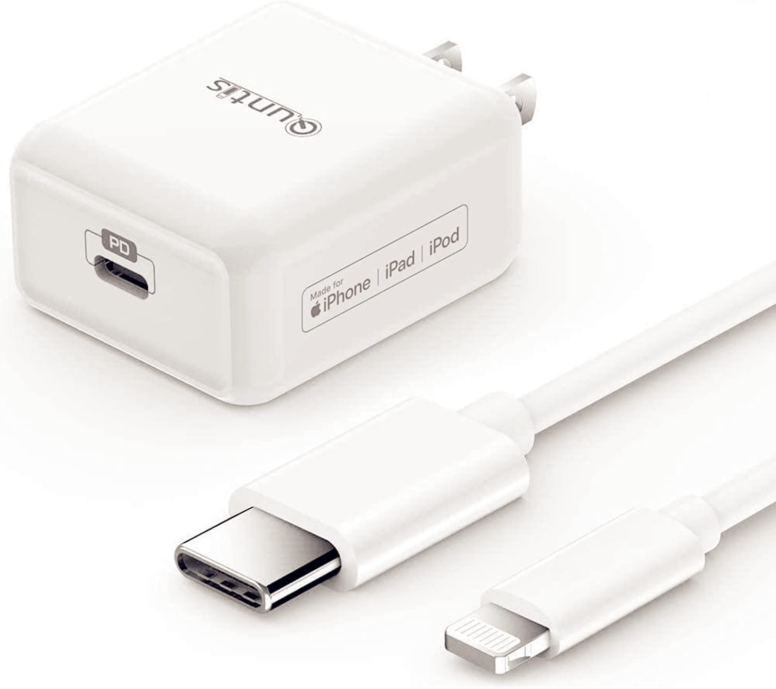 Amazon | Quntis iPhone 急速 充電器 20W USB-C & ライトニング