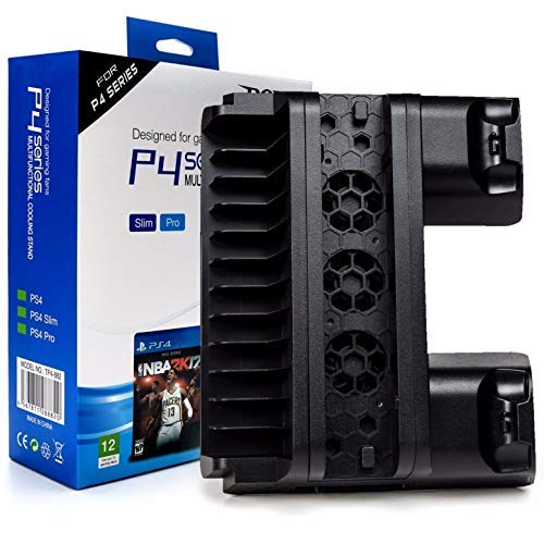 Porro Fino PS4 PS4SLIM PS4 PRO MultiFunction Console Vertical stand with cooling fan and charging dock and disc stand For Playstation 4(Stand Only Console,controller not included) (B0B322CBPR) Amazon Price History, Amazon Price Tracker