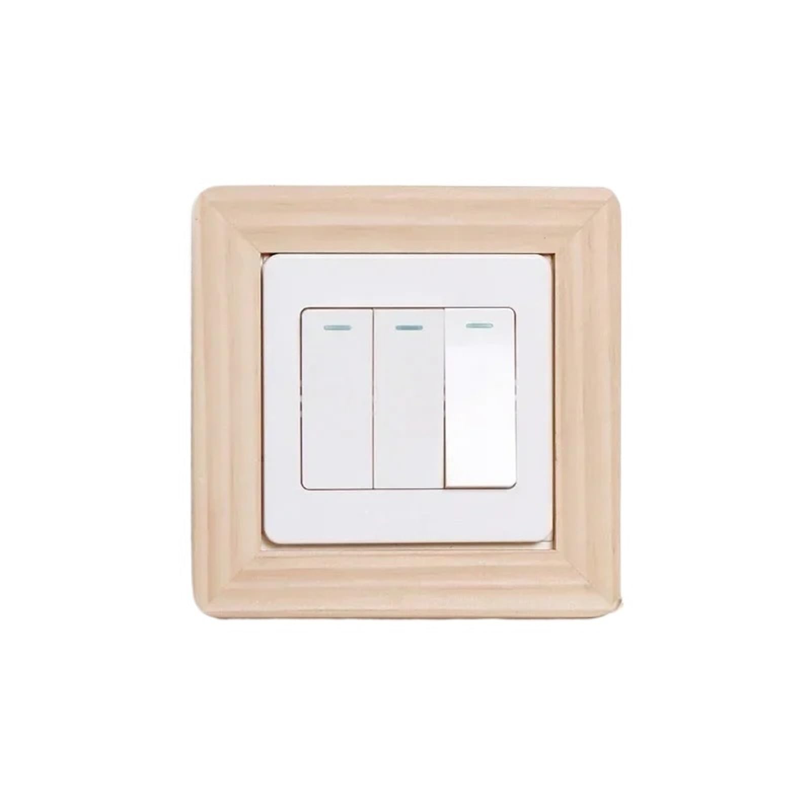 Autocollant mural decoratif interrupteur et prise beige x4