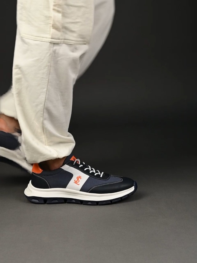 Buy LOUIS STITCH Men's Slush Orange Lightweight Sport Shoes