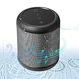 Portable Bluetooth Speakers, Speakers Bluetooth Wireless with Subwoofer, Waterproof and Long Battery Life, Bass Boosted Fast Charge Dual Paring Technology, Shower Outdoor Speaker Great Gift